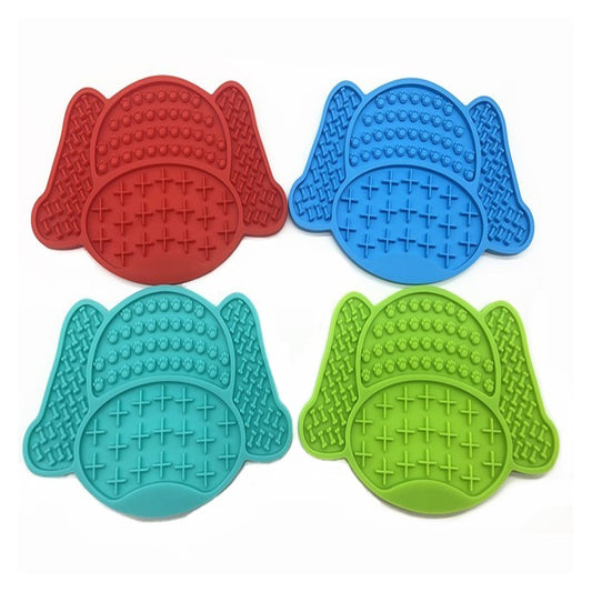 Dog Non-Slip Silicone Lick Pad Pet Food Feeder Bowl Puppy Cat Lick Mat Healthy