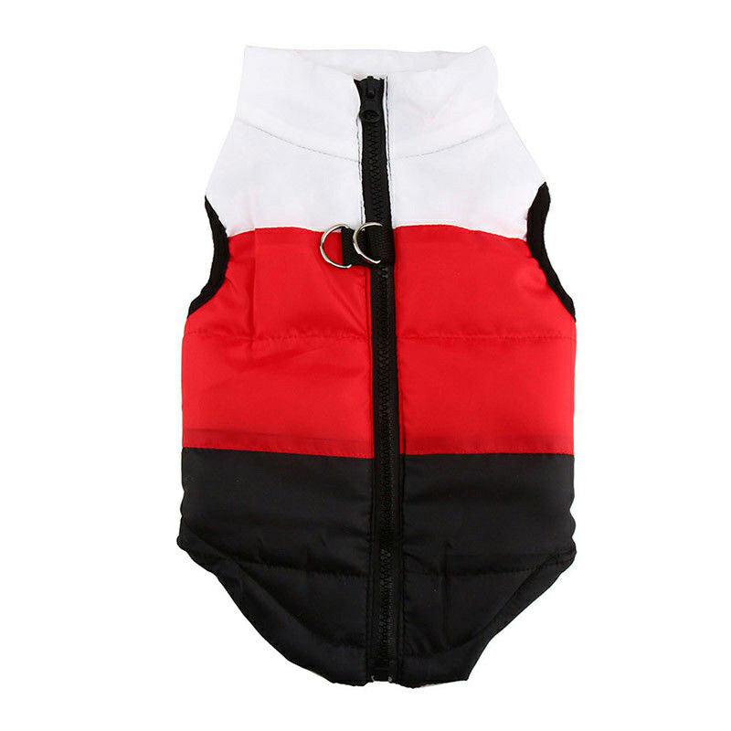 Warm Pet Dog Coats Jacket Outdoor Clothes Waterproof Winter Vest Puppy Coat