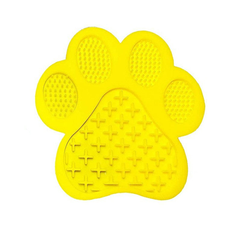 Dog Cat Non Slip Silicone Lick Pad Slow Treater Feeder Mat Non Slip Pet Food Bowl